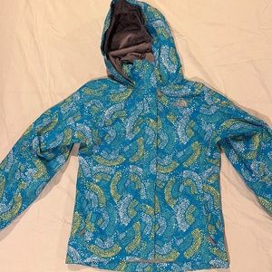 Girls North Face Raincoat M (10/12)